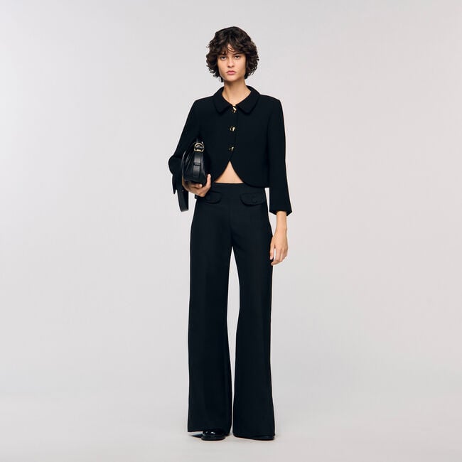 Pocket detail trousers