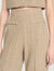 Straight-leg tweed trousers
