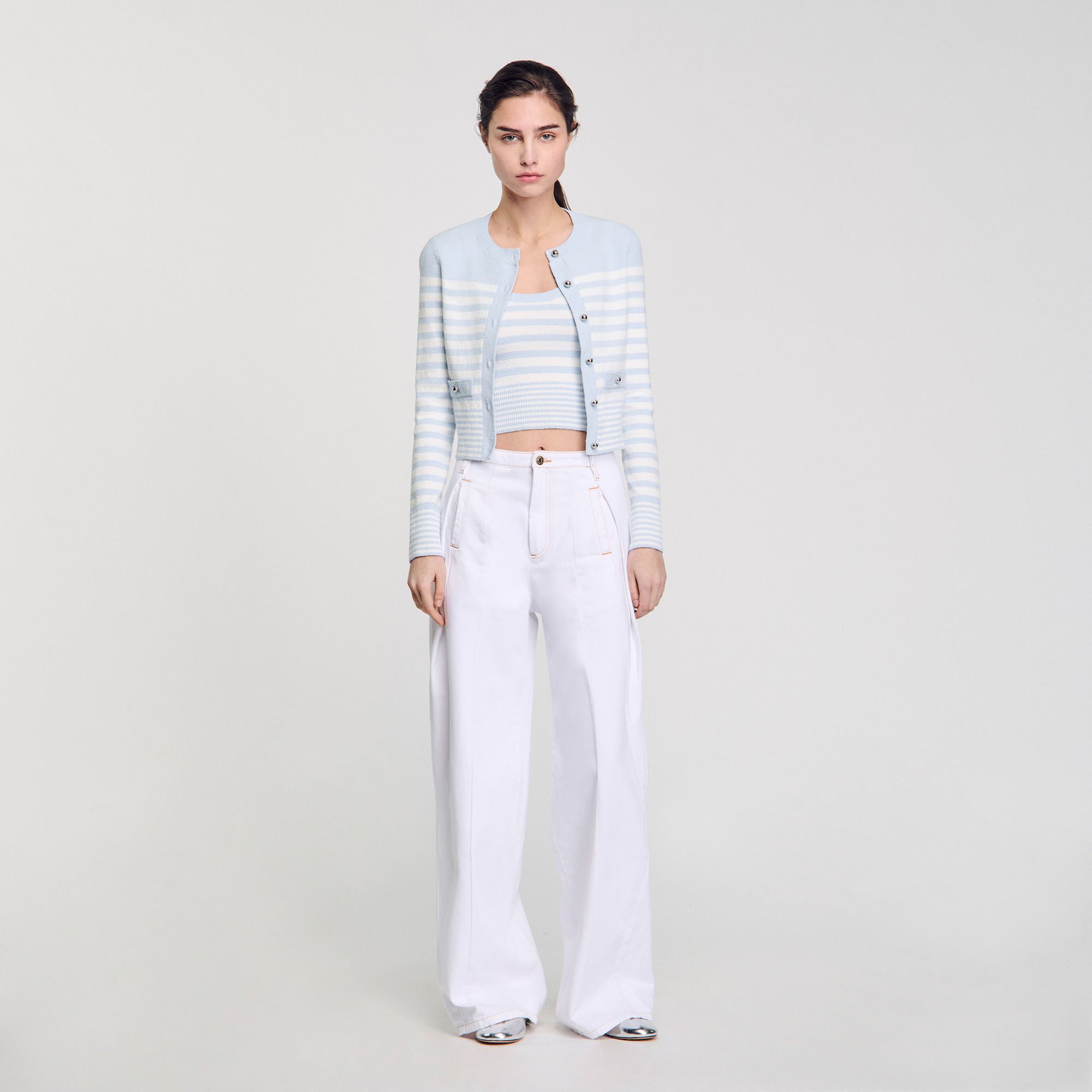 Striped cardigan