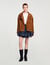Oversized suede jacket