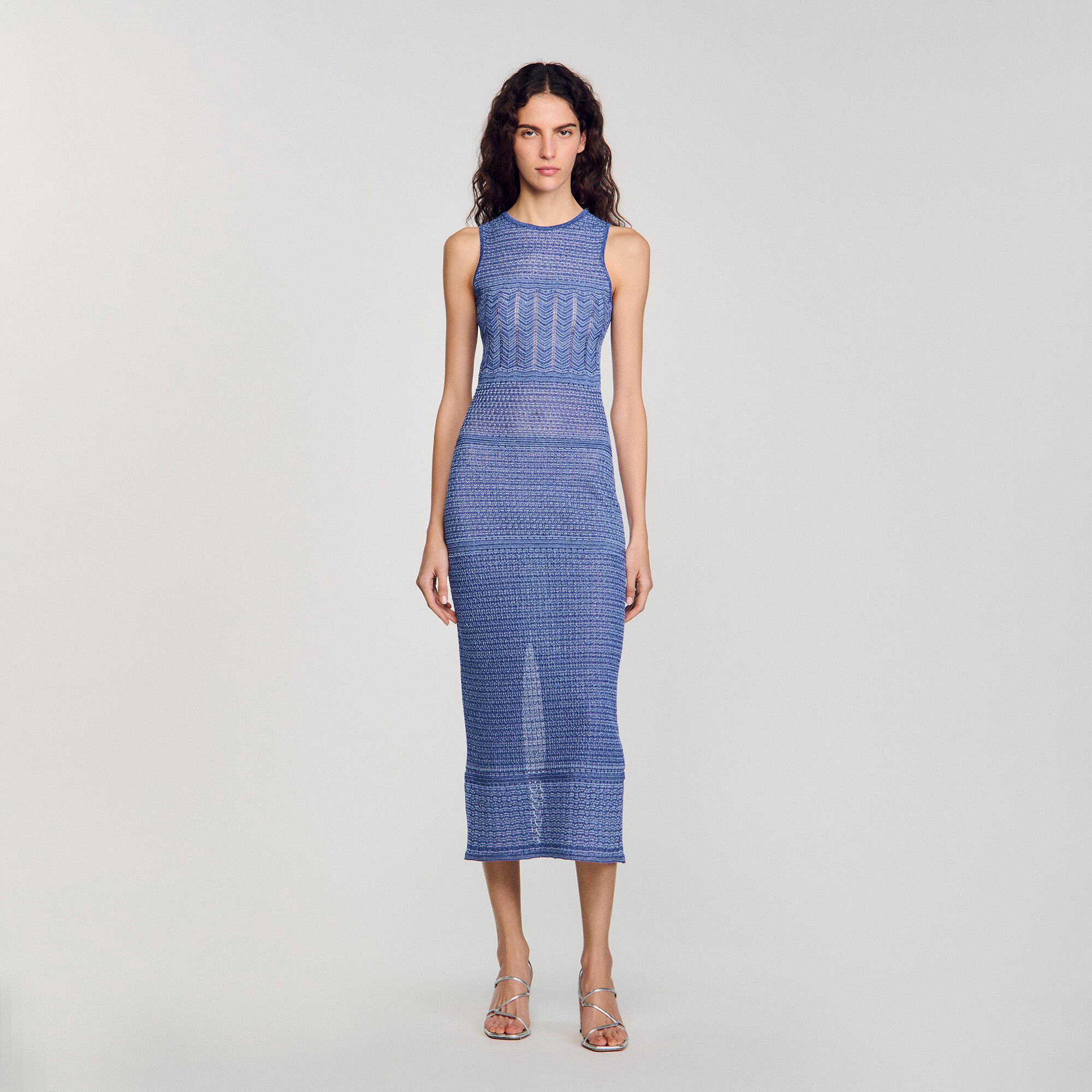Knit midi dress