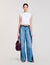 Leather bucket bag