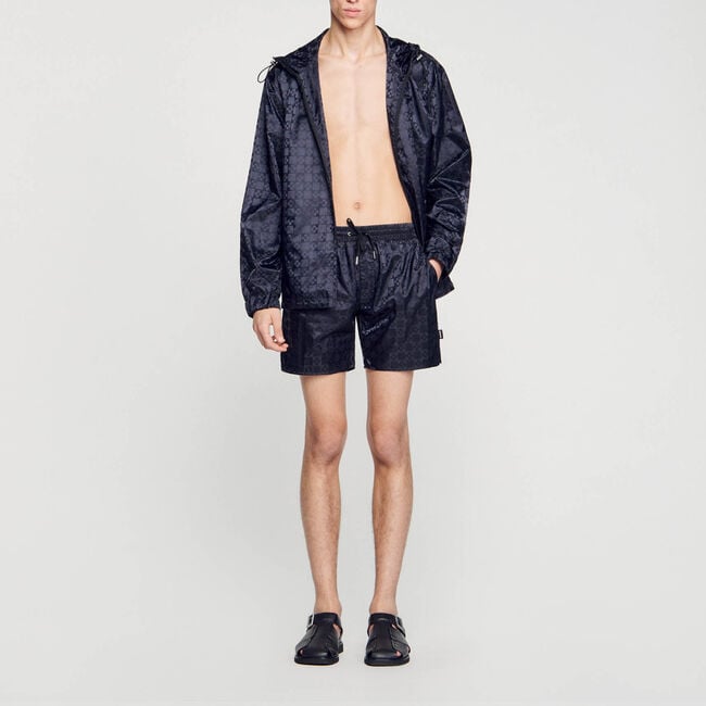 Square Cross swim shorts