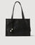 Soft leather tote bag
