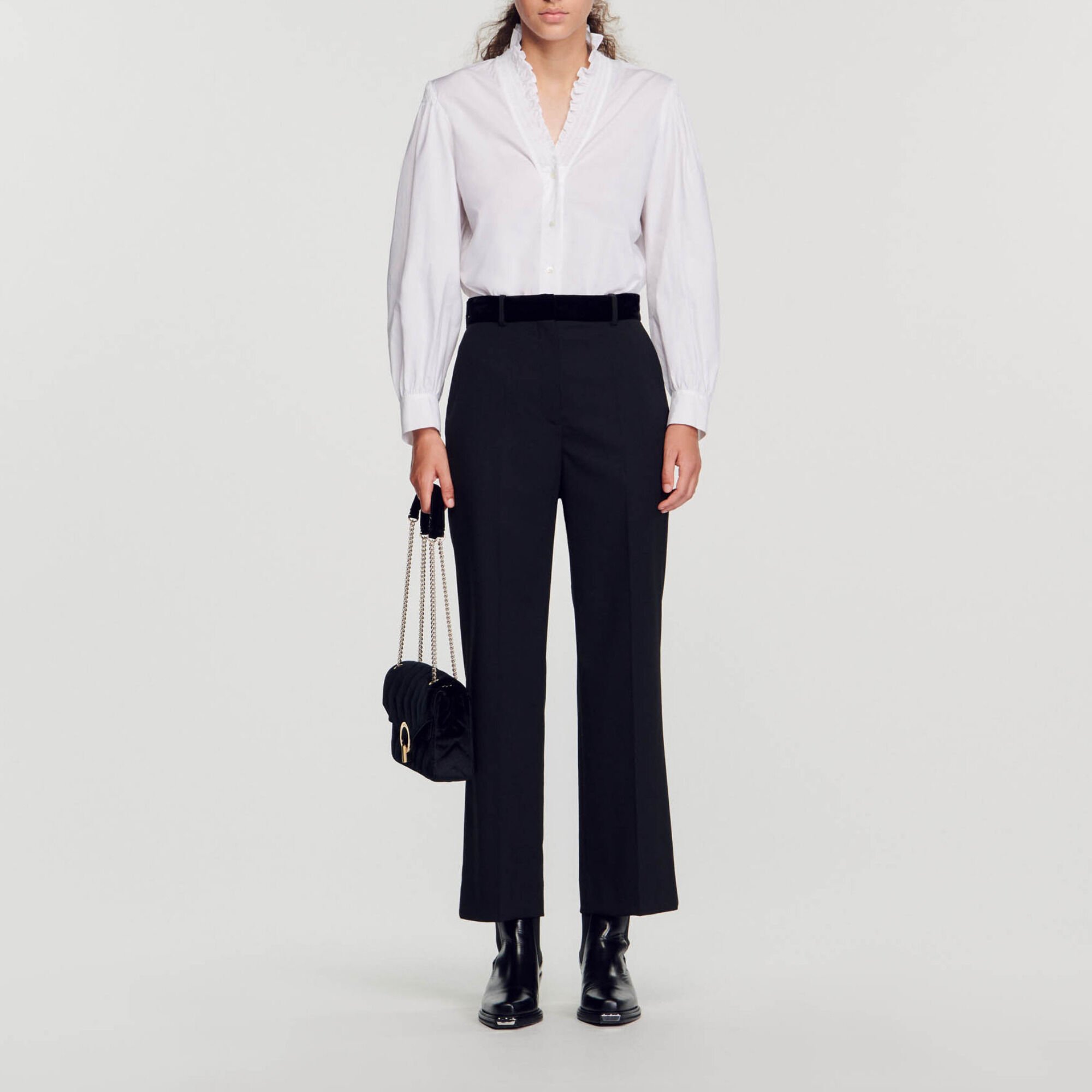 Straight-leg pants