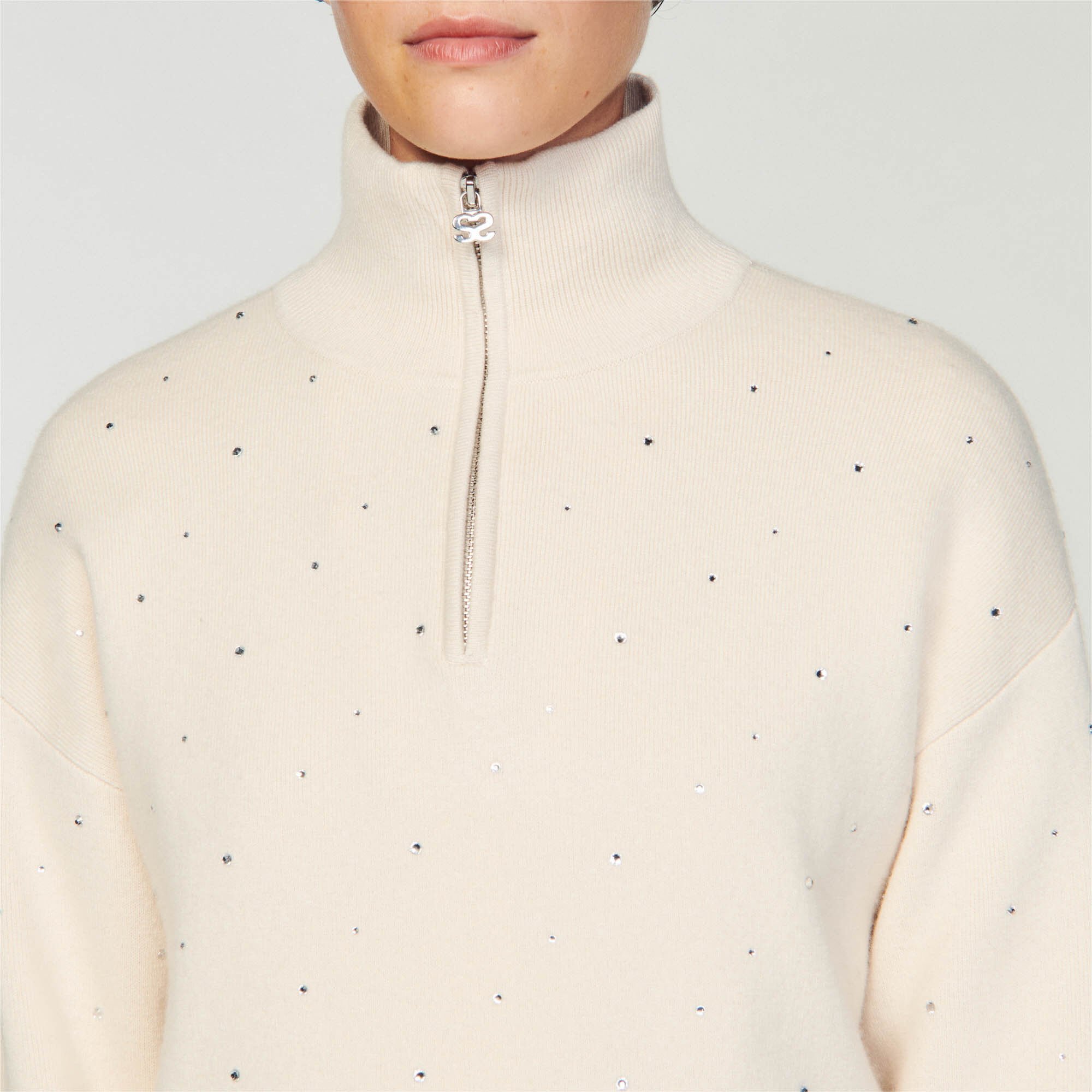 Half-zip sweater