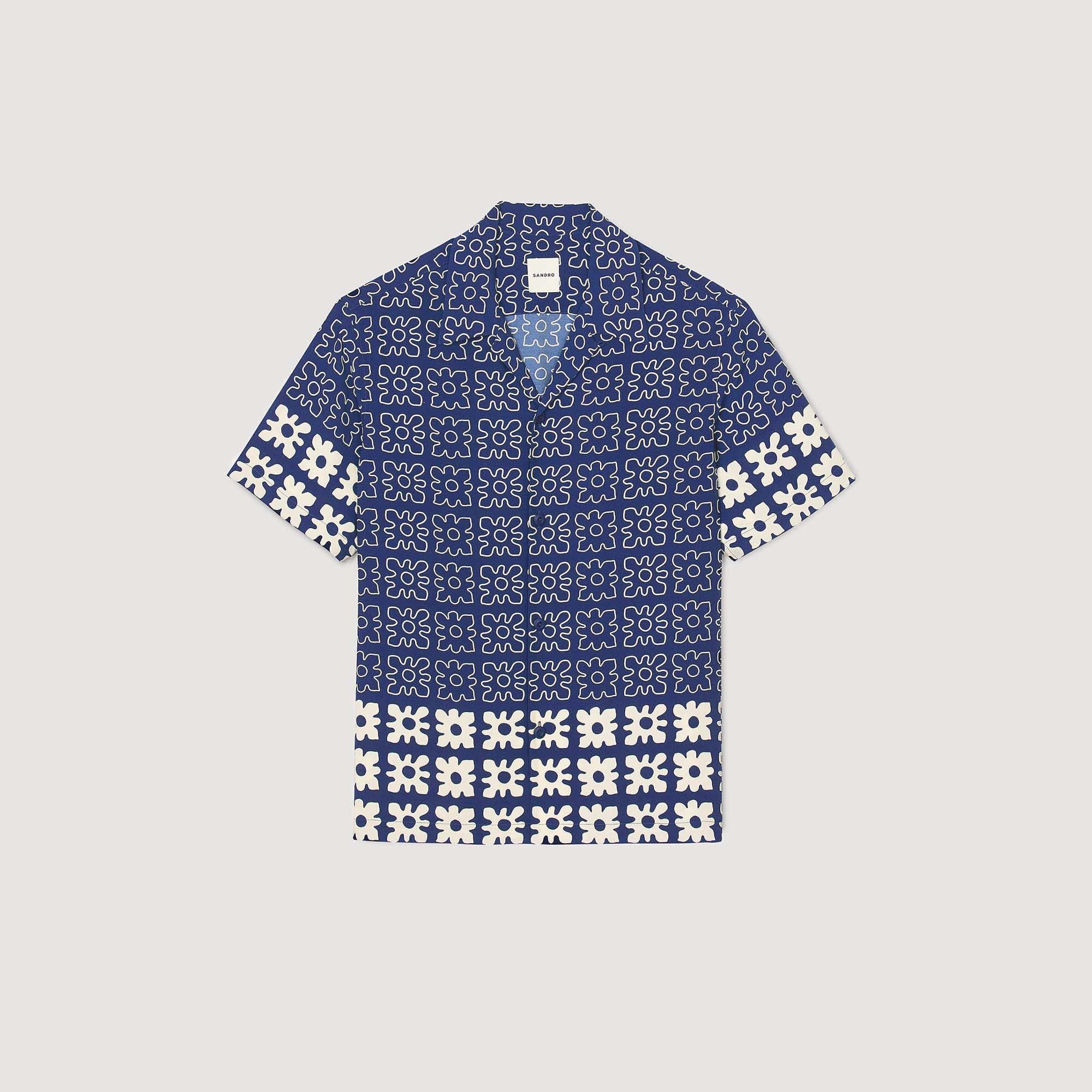 Floral motif shirt