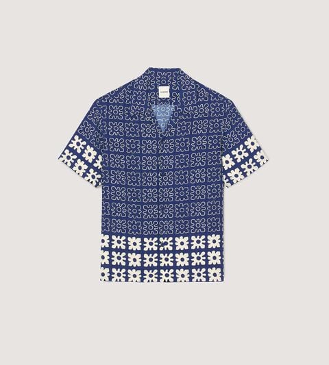 Floral motif shirt