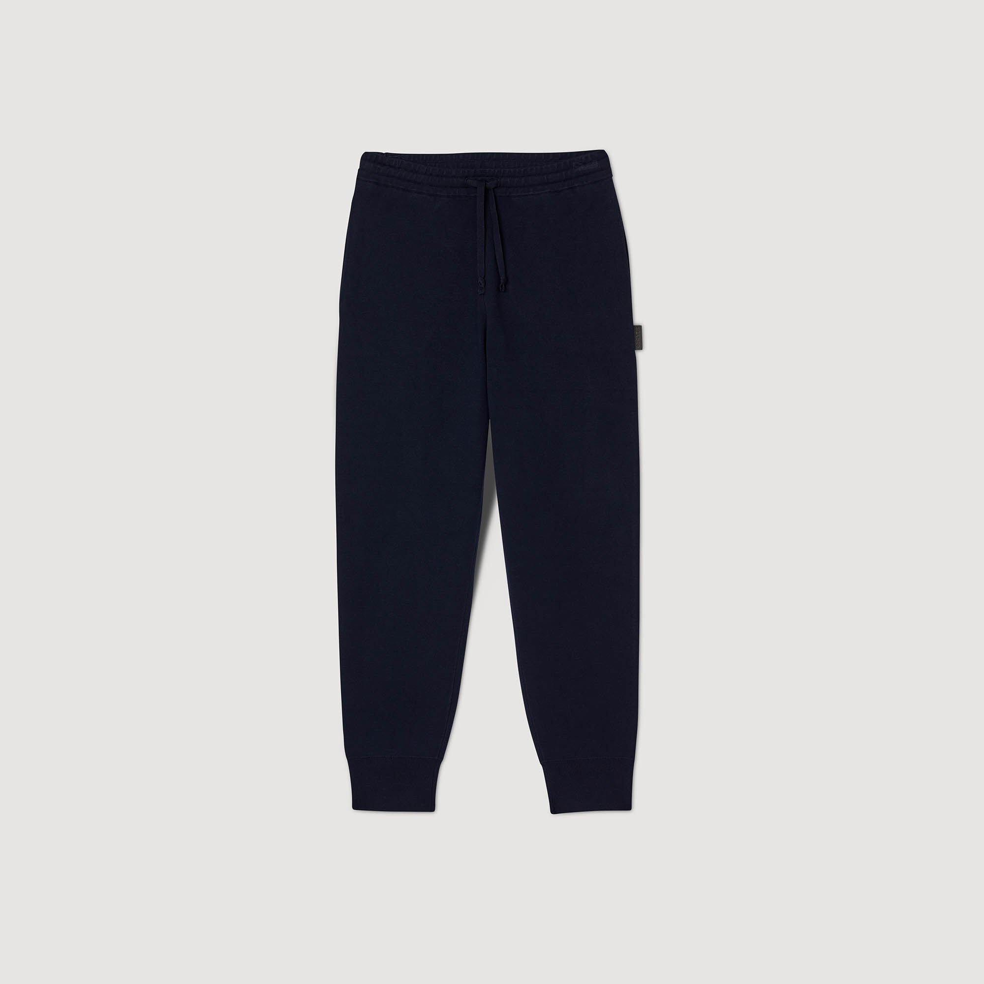 Knit jogging bottoms