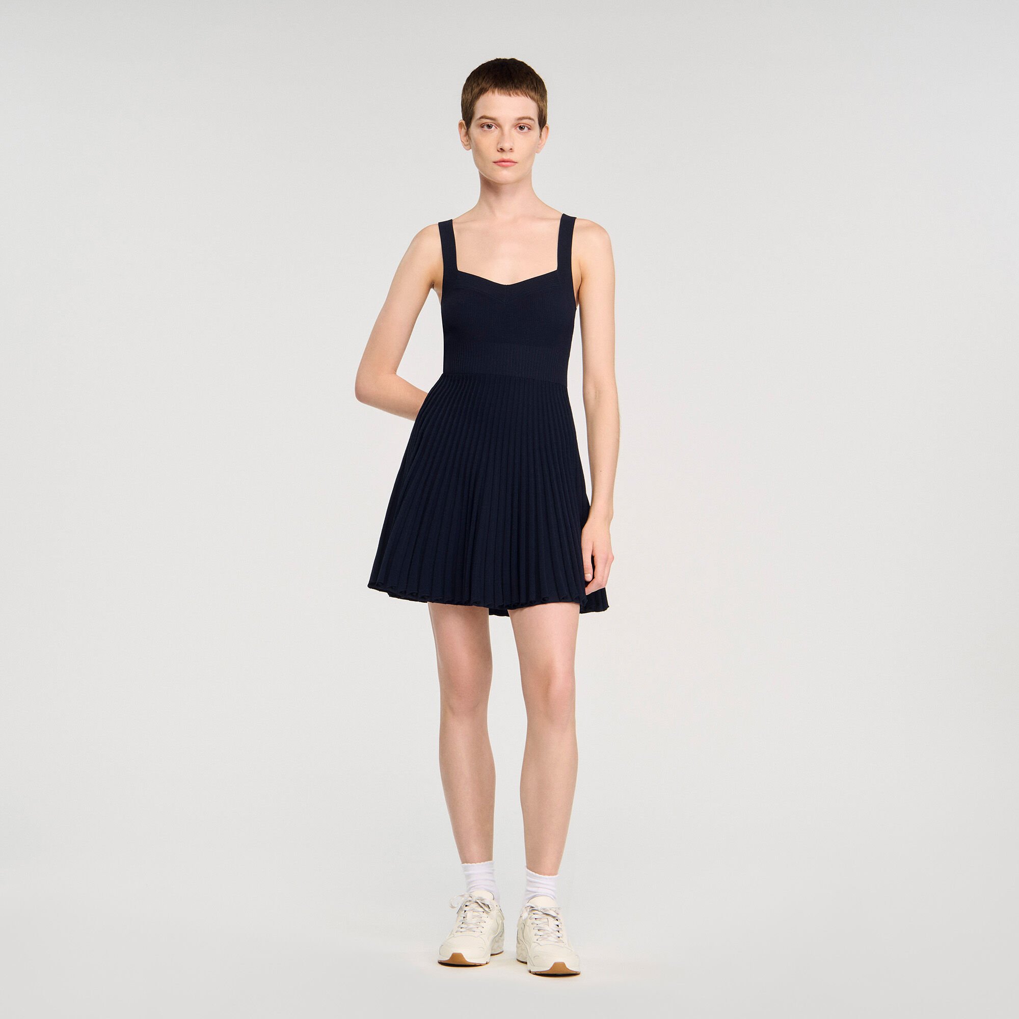 Mini knit dress