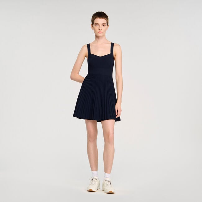 Mini knit dress