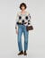 Rhinestone Argyle sweater - Women | Sandro