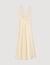 Satin-effect maxi dress