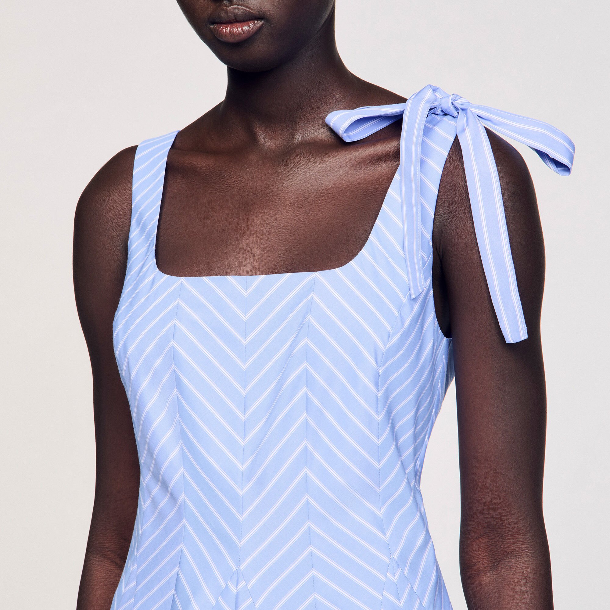 Mini striped dress