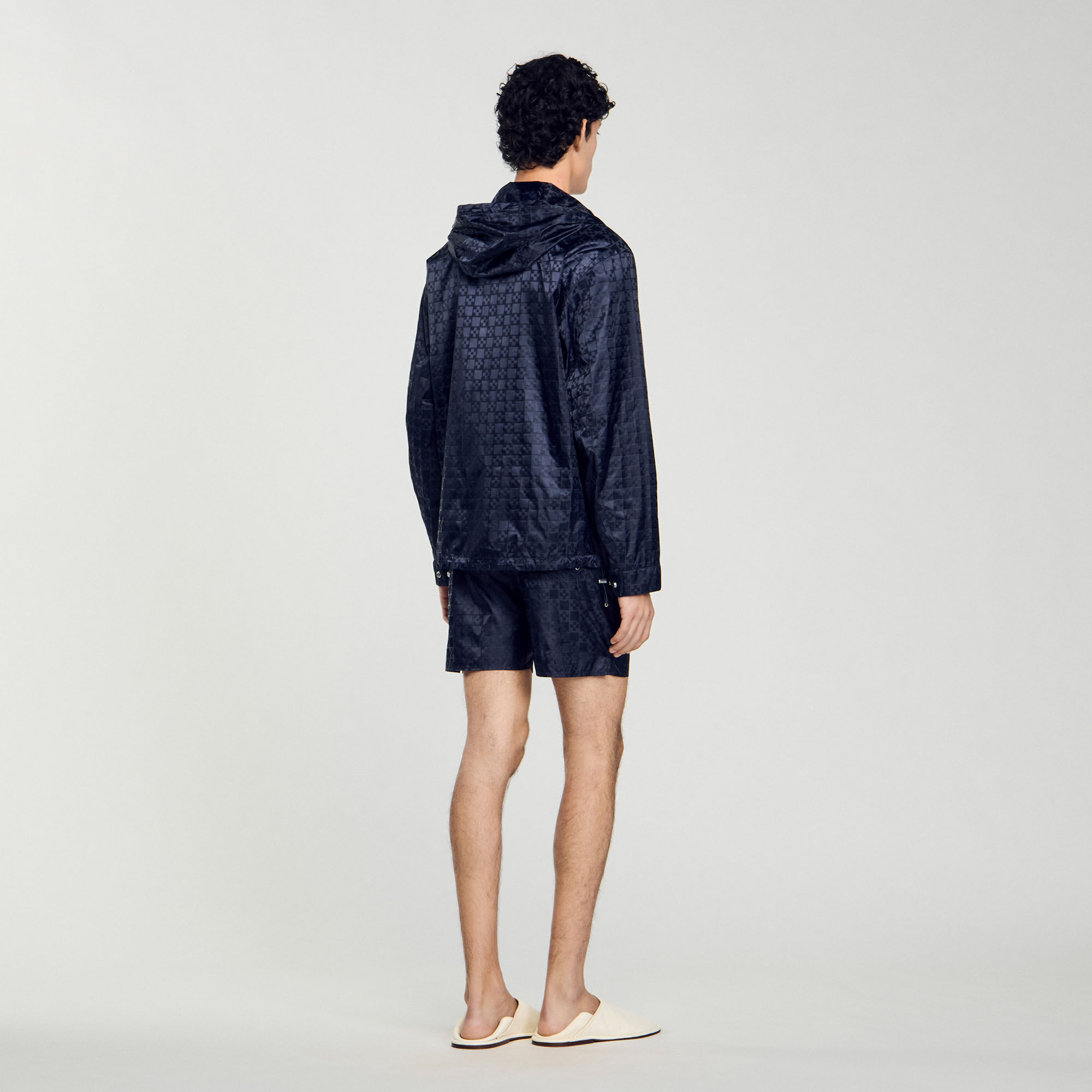 Square Cross nylon jacket