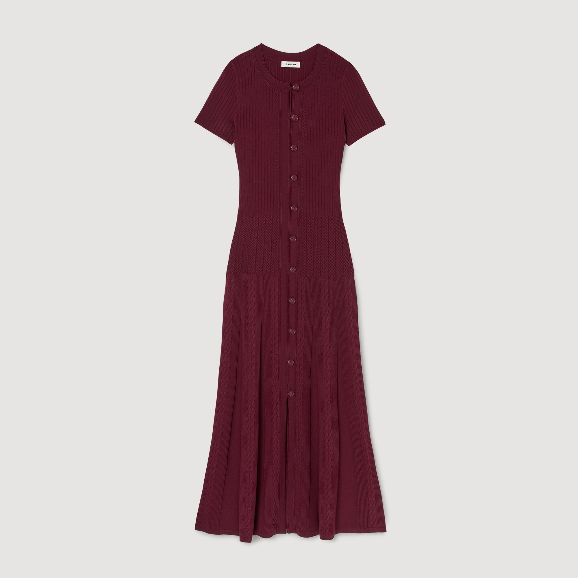 Knit maxi dress