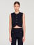 Buttoned crop top