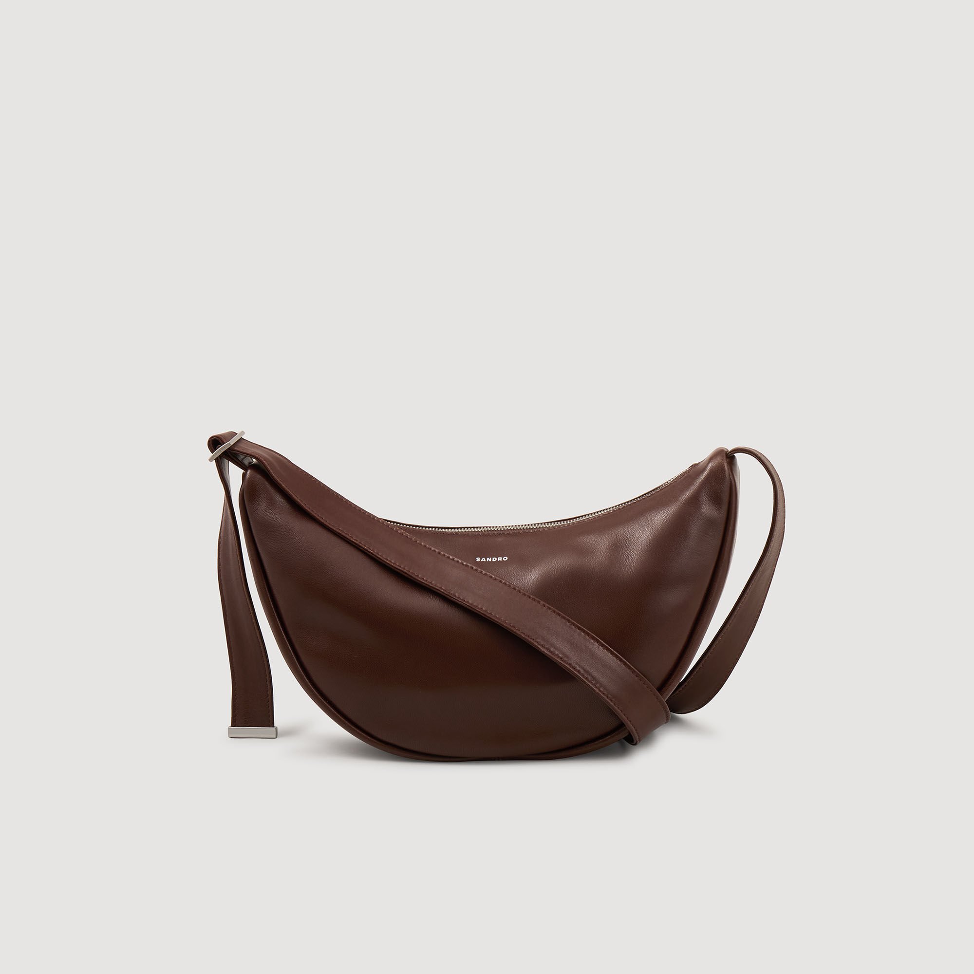 Small leather hobo bag