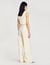 Tweed rhinestone-covered trousers