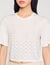 Beaded cropped T-shirt