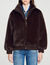 Faux fur jacket