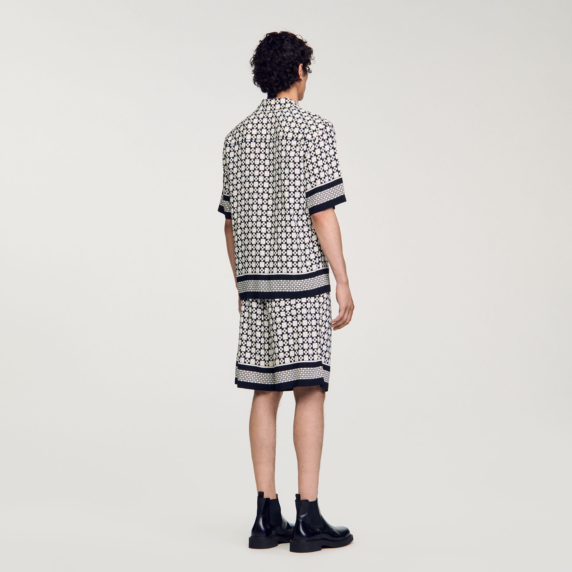 Square Cross short-sleeved shirt