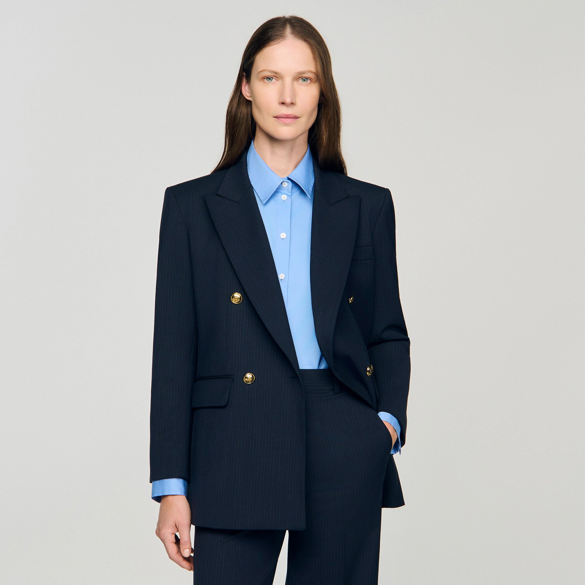 Pinstripe jacket