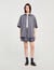 Oversized striped rhinestone