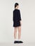 Long-sleeved short tweed dress