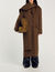 Oversized Wool Coat with removable scarf
