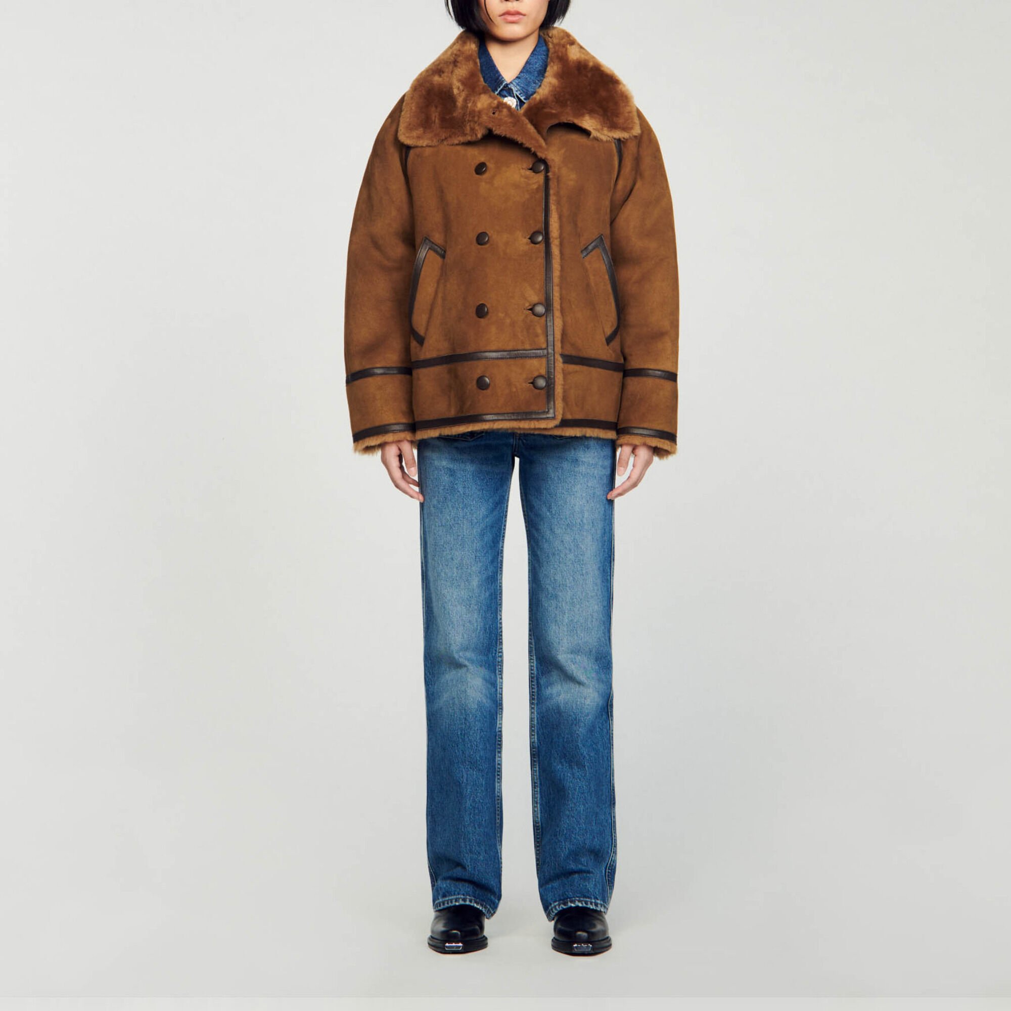 Shearling coat