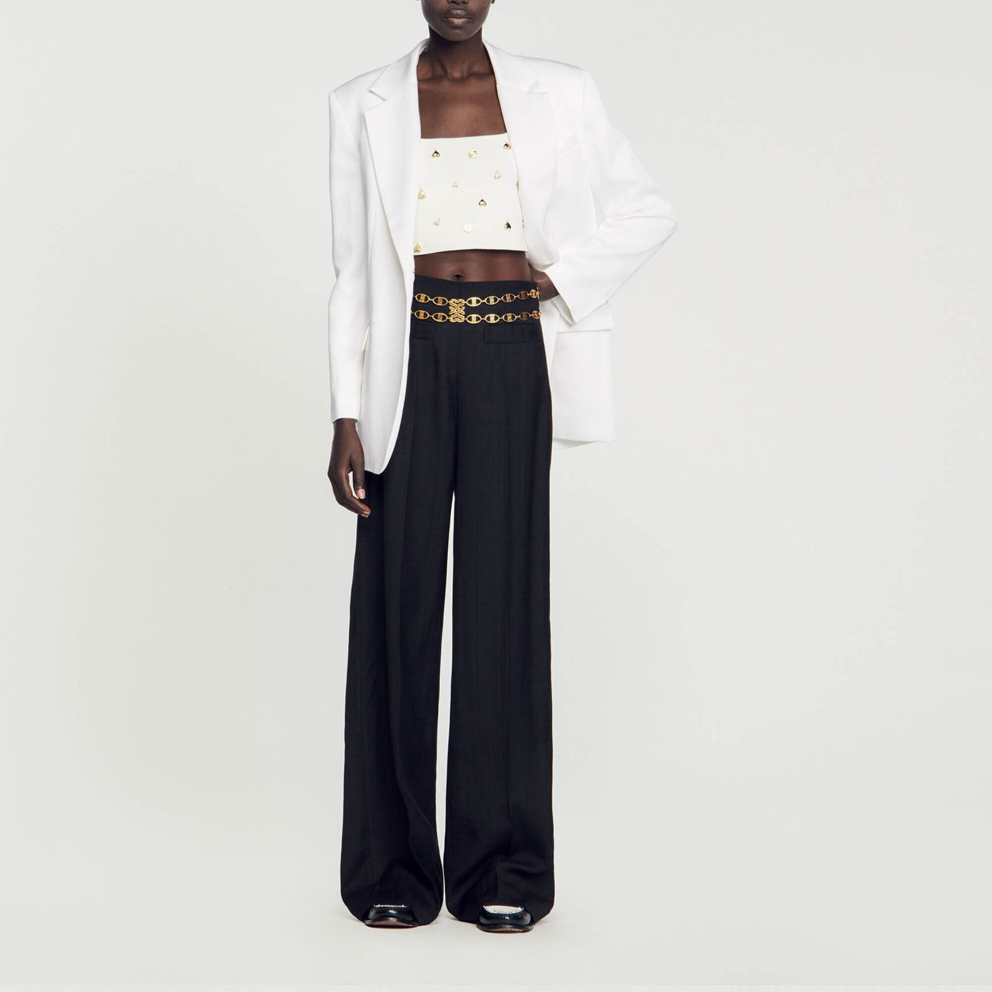 Sandro cheap knit top