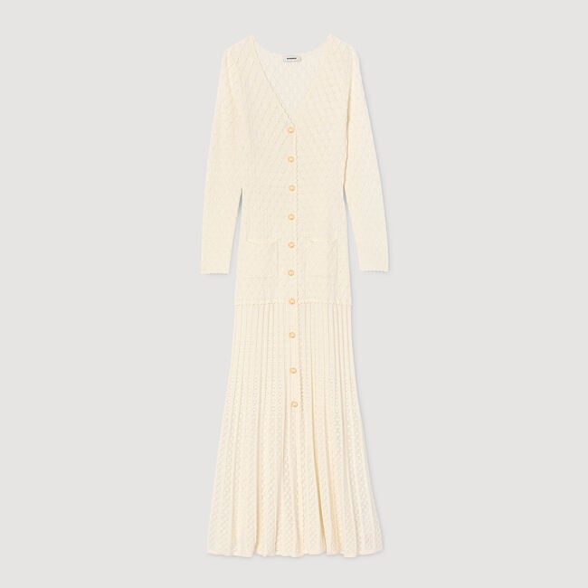 Fancy knit midi dress