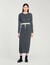 Long double waistband skirt