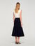 Midi ruffled skirt
