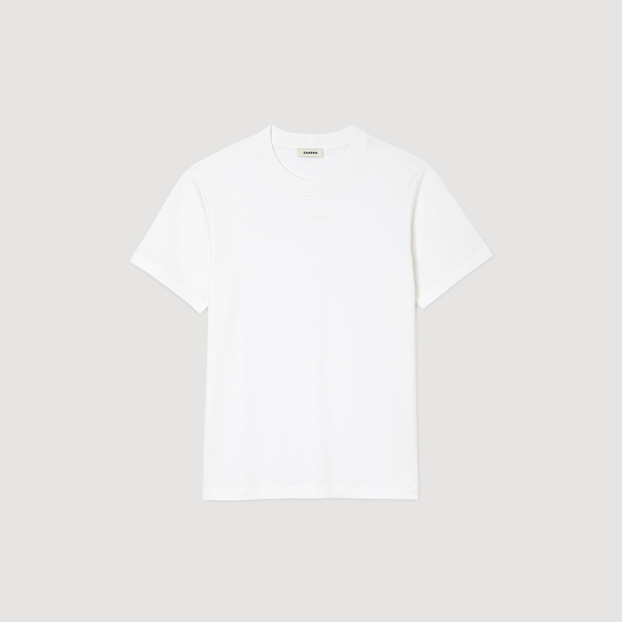 Cotton T-shirt with logo