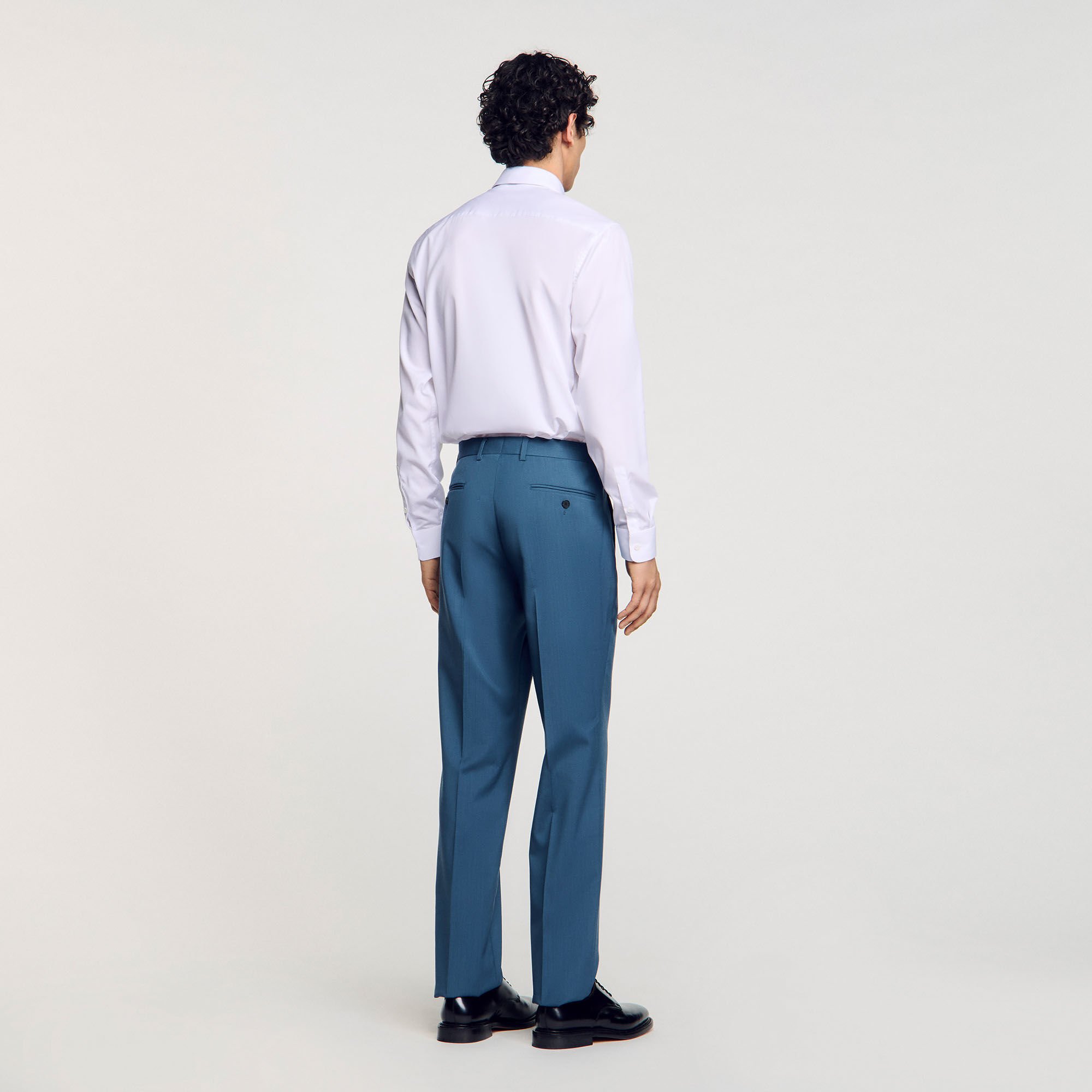 Wool suit trousers