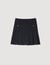 Mini striped pleated skirt