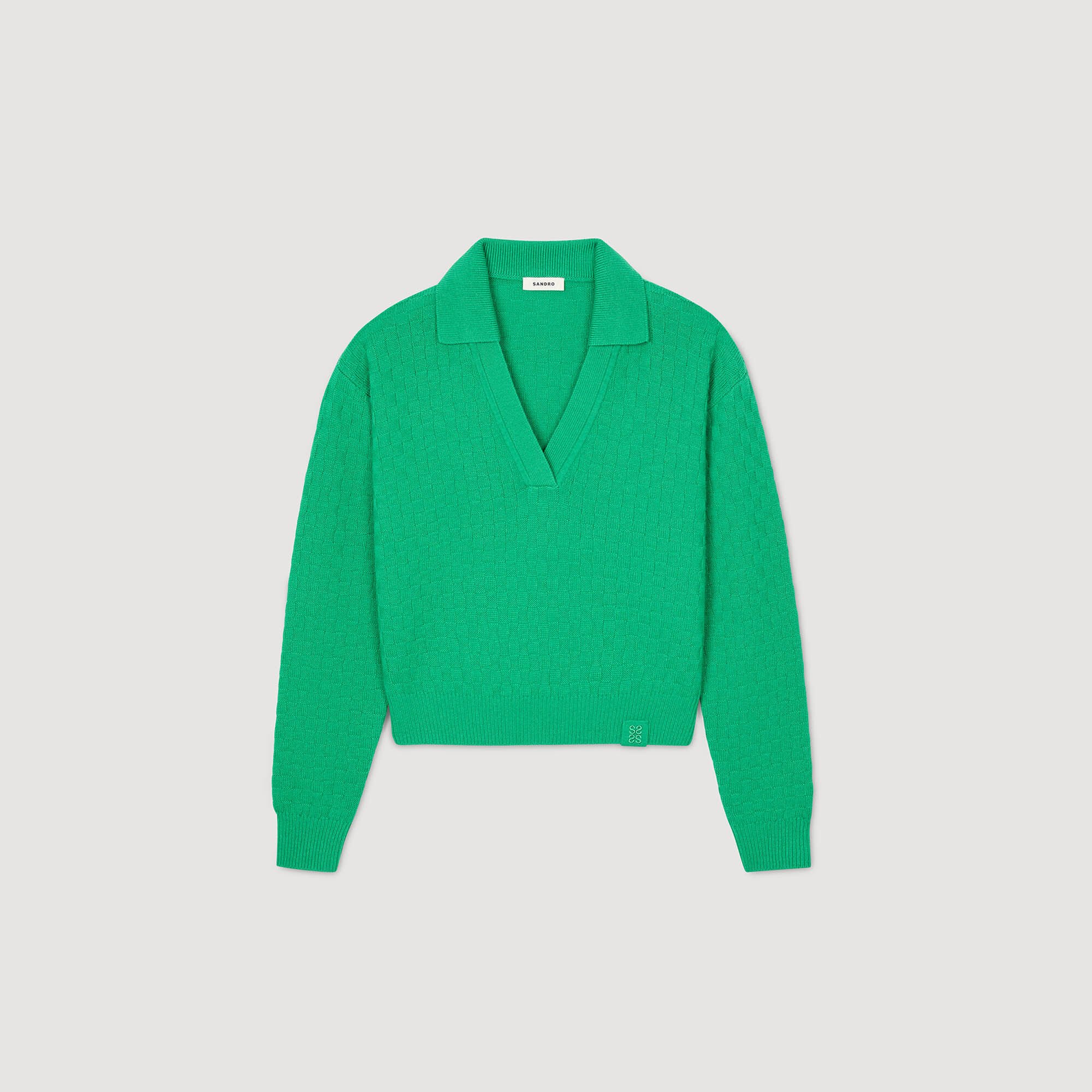 Polo-neck sweater