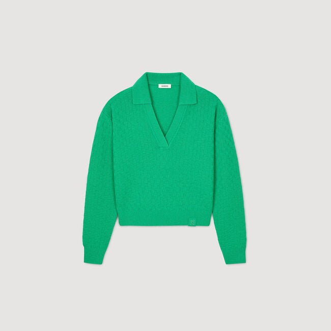 Polo-neck sweater