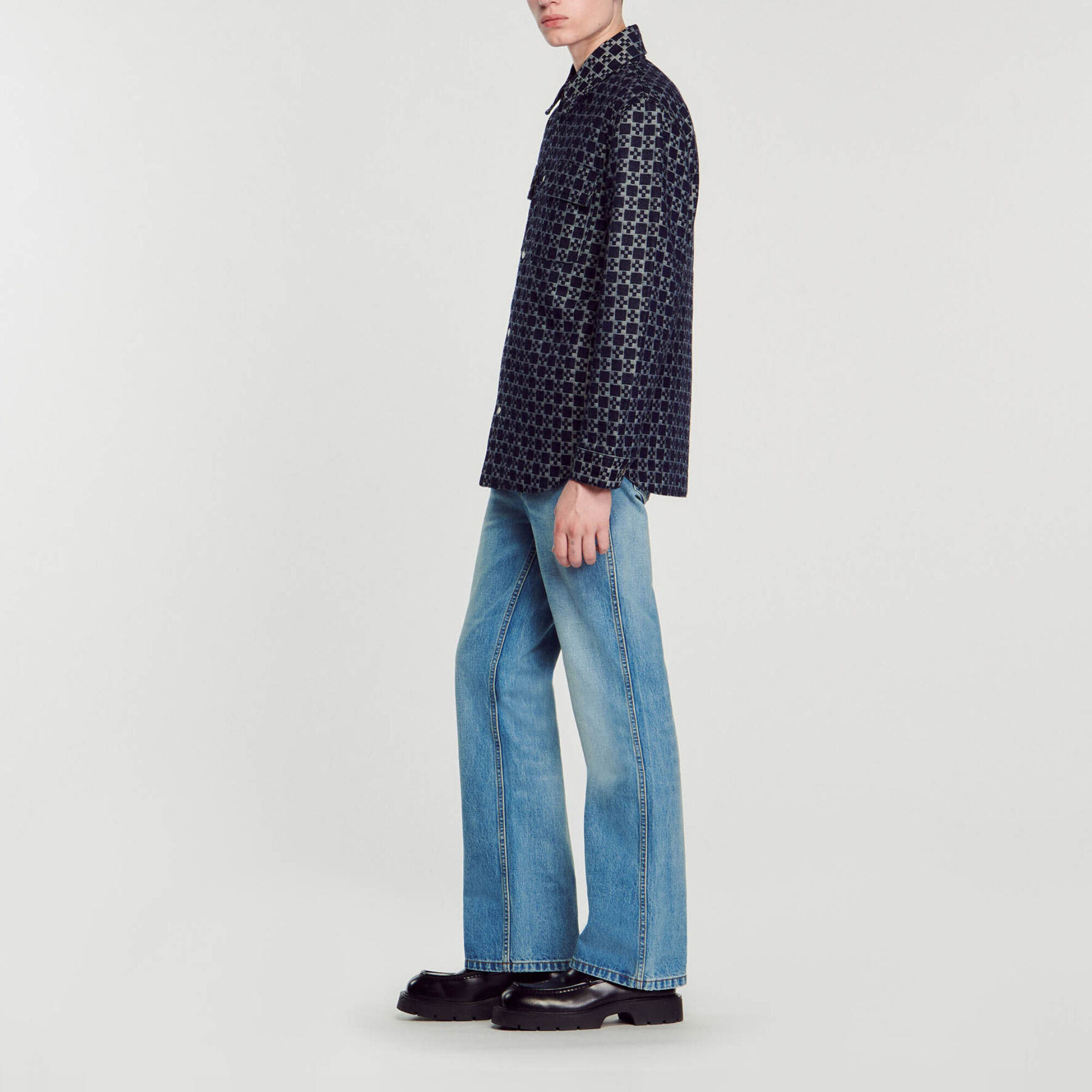 Square Cross overshirt
