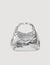 Metallic leather bag