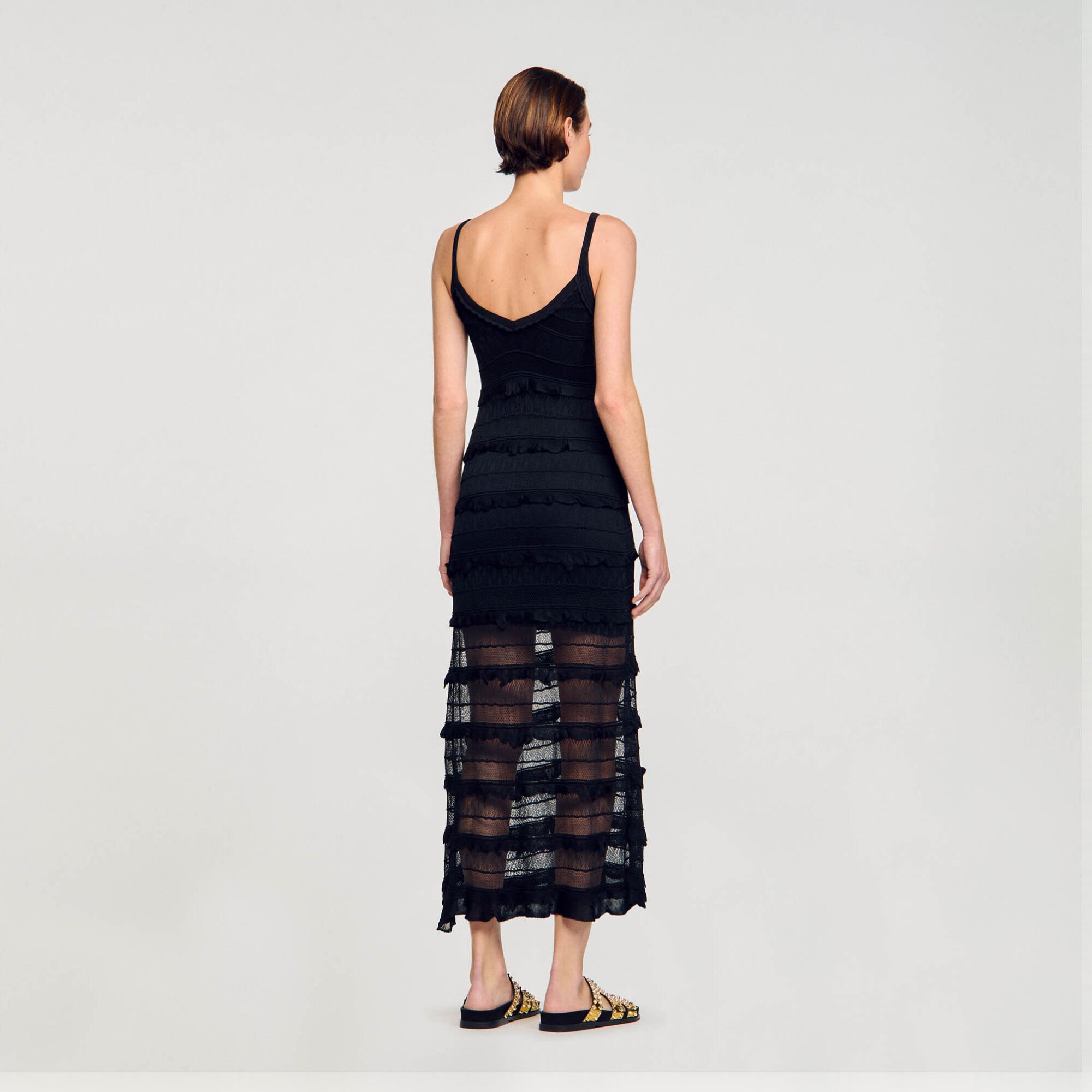 Knit maxi dress