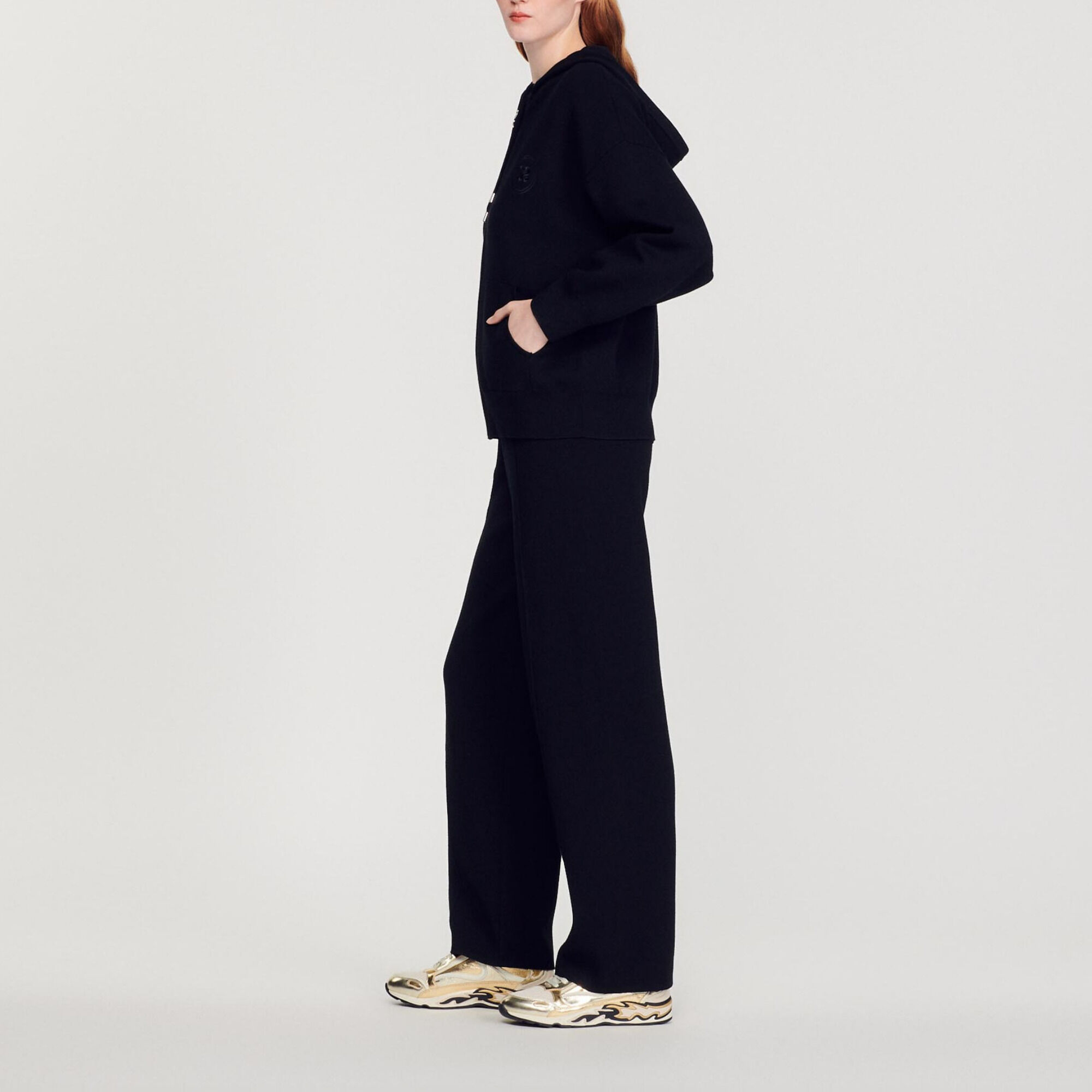 Oversized zip sweatshirt