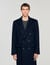 Double-breasted wool coat