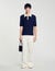Two-tone polo shirt