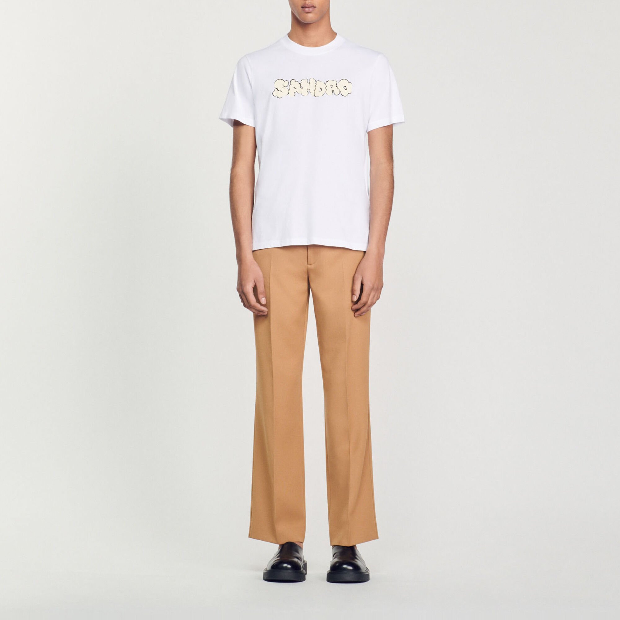 Sandro embroidery T-shirt