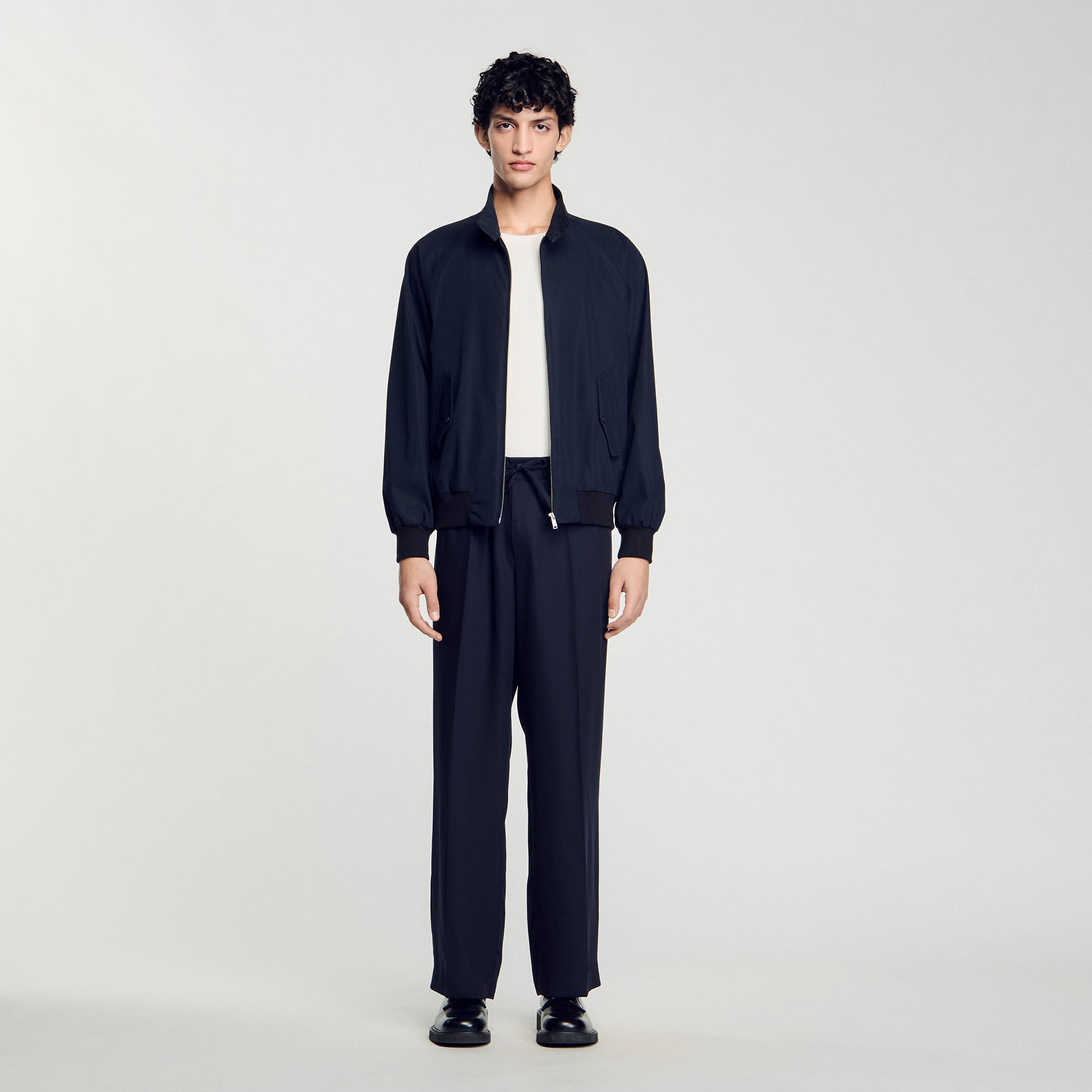High-neck jacket