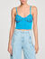 Seashell rhinestone bustier