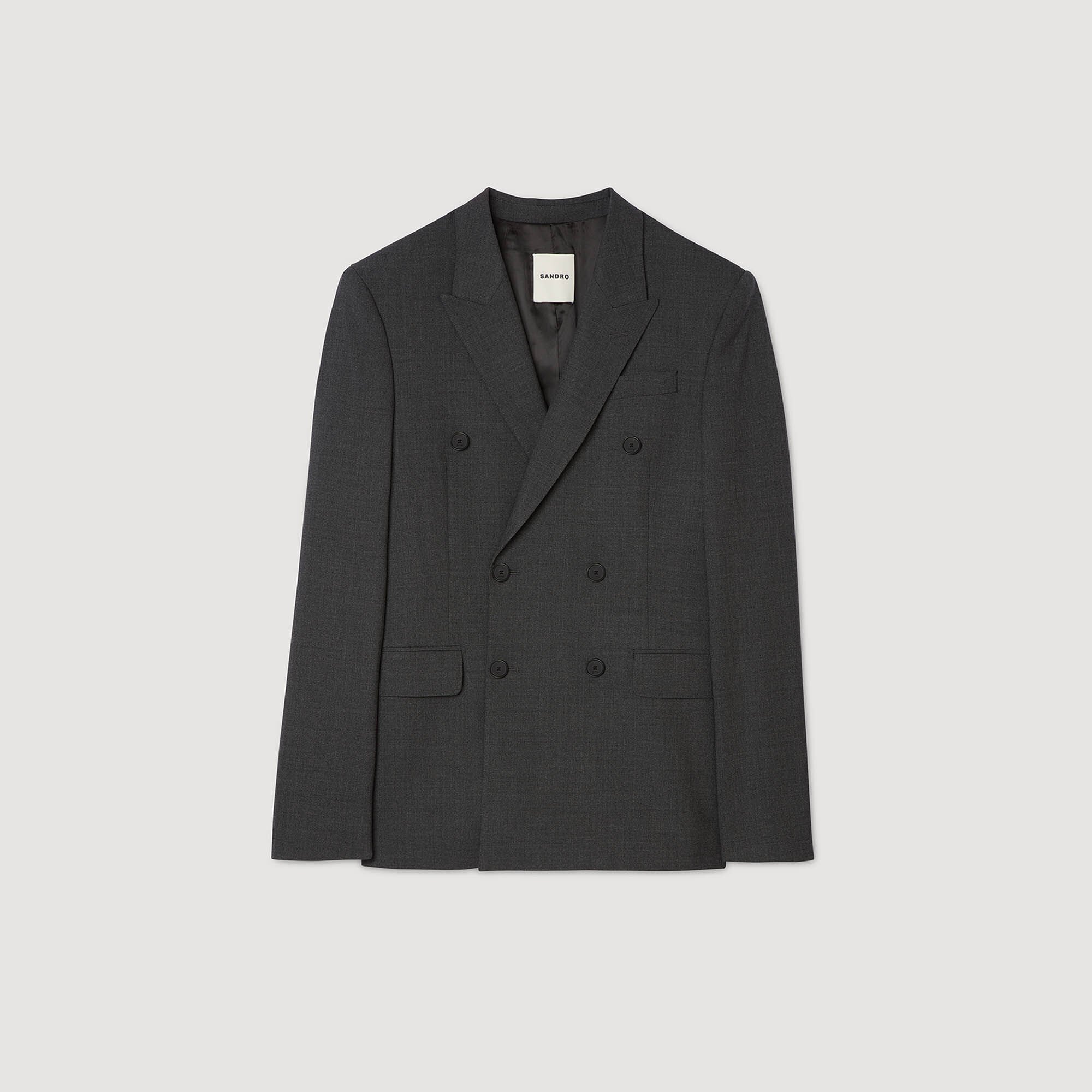Double-breasted suit jacket